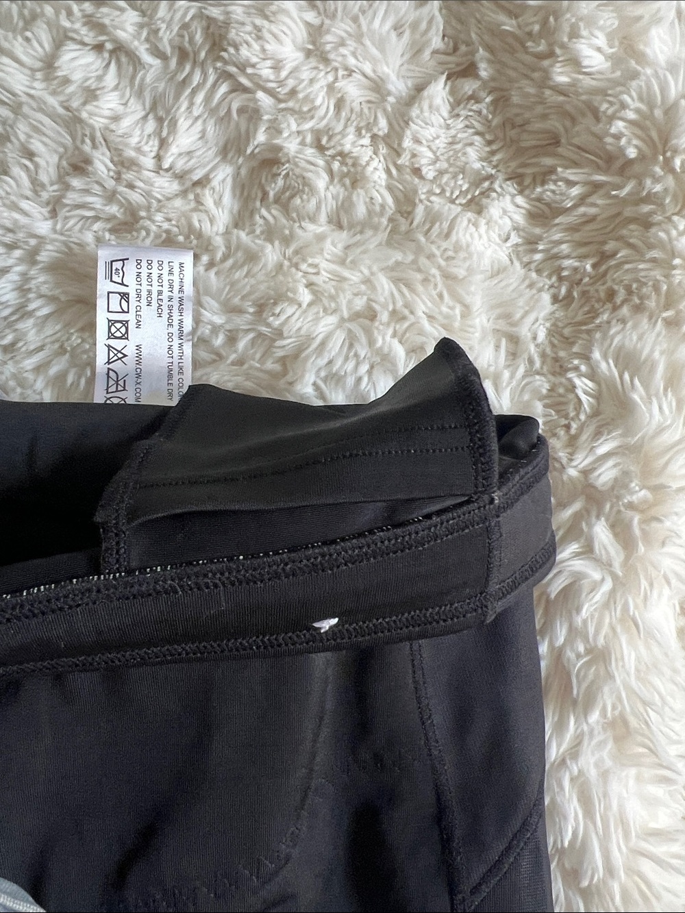 Women's CW-X Black Performance Compression Tights, Size M - Picture 6 of 8